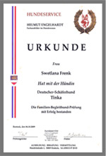Hundeschule Schlage | Zertifikate